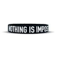 thumbnail image 1 of NOTHING IS IMPOSSIBLE Wristband, 1 of 4