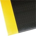 thumbnail image 1 of Superior Manufacturing Group & NoTrax 406R0048BY NoTrax Razorback 0.5 in. Thick Safety-Anti-Fatigue Floor Mat, Black & Yellow - 4 x 60 ft., 1 of 7