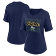 thumbnail image 1 of Women's Fanatics Navy Notre Dame Fighting Irish Repeat Overlay T-Shirt, 1 of 3