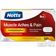 thumbnail image 1 of NOTTS Muscle Aches and pain  Acetaminophen 650 mg  Pain Relief 8HR Pills for Muscle & Joint Aches, 100 Caplets, 1 of 8
