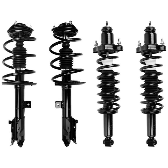 NOTUDE Front Rear Complete Struts With Coil Spring Assembly fit 2007-2012 for Dodge Caliber 2007-2010 for Jeep Compass 2007-2010 for Jeep Patriot Quick Suspension Struts Replace 172368 172367