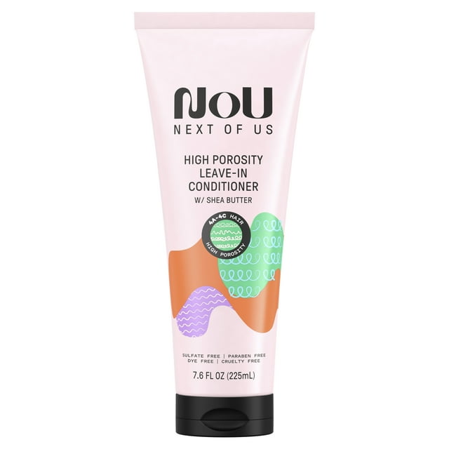 NOU High Porosity Leave-in Conditioner, for Coily & Curly Hair, 7.6 fl oz