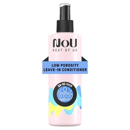 NOU Low Porosity Leave in Conditioner, for Curly & Coily Hair, 8.1 fl oz