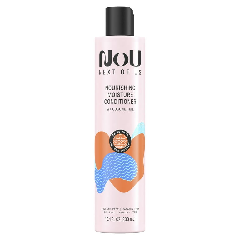 Nou Nourishing Moisture Conditioner for Curly Coily Hair 10.1 fl oz