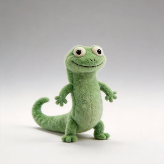 NOUGFVZP Adorable Hoppers Tom Lizard Plush Toys – Cuddly Companion for Kids & Playroom Decor - 9.8 inch