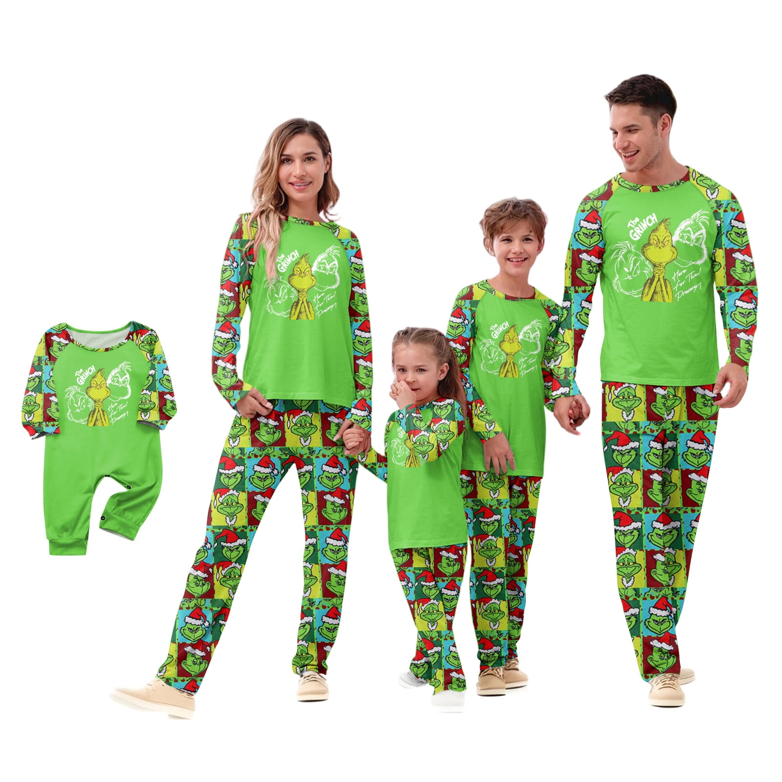 NOUGFVZP Family Matching Christmas Pajamas Set, Christmas Sleepwear ...