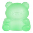 thumbnail image 1 of NOUGFVZP Gummy Bear Squeeze Toys, Anxiety Relief & Focus Toy, Maltose Filled Squeeze Toys for Sensory Play, Sensory Fidget Toys for Adults, Kids, Slow Rising Stress Ball - Fluorescent Green, 1 of 5