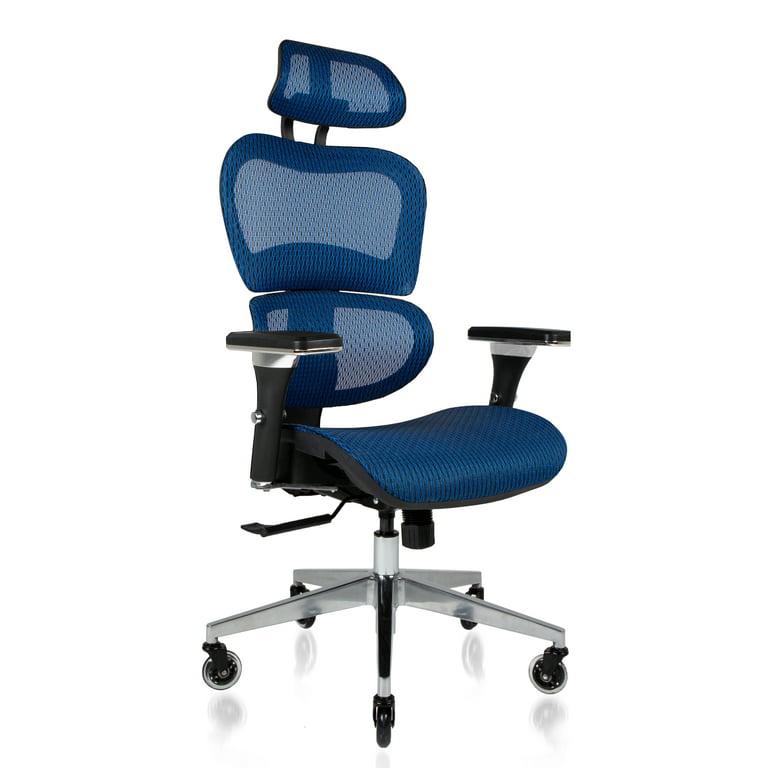 NOUHAUS Ergo3D Ergonomic Office Chair. Mesh, Swivel, Rolling Desk Chair 