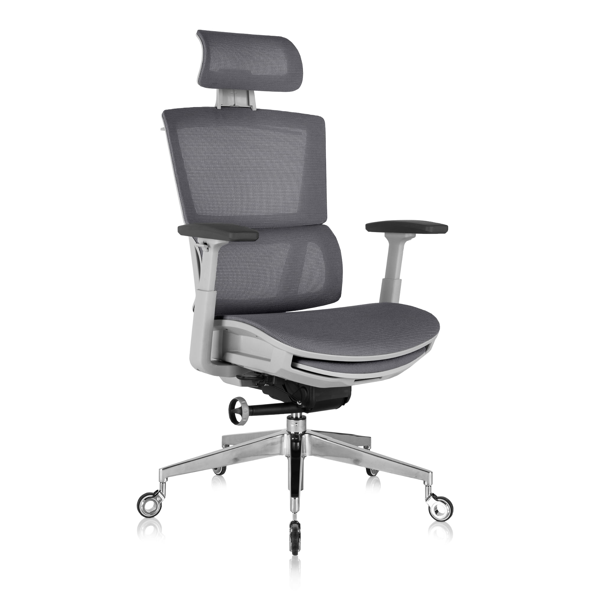 Nouhaus Rewind Ergonomic Office chair with Footrest and Lumbar Support  Swivel computer chair, Rolling Home Office Desk chairs wi