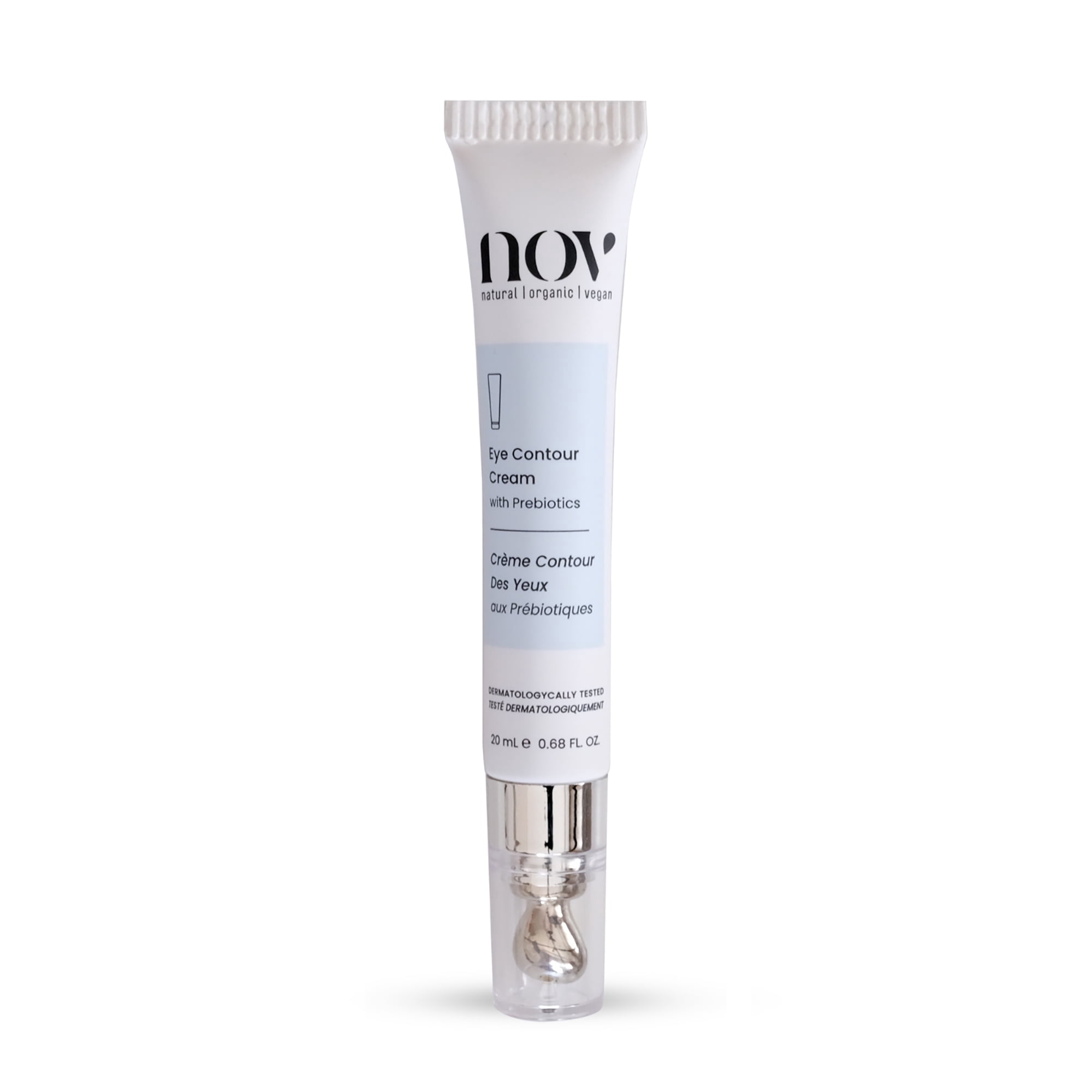 NOV Natural Organic Vegan Eye Contour Cream, Under Eye Cream, 0.67 oz