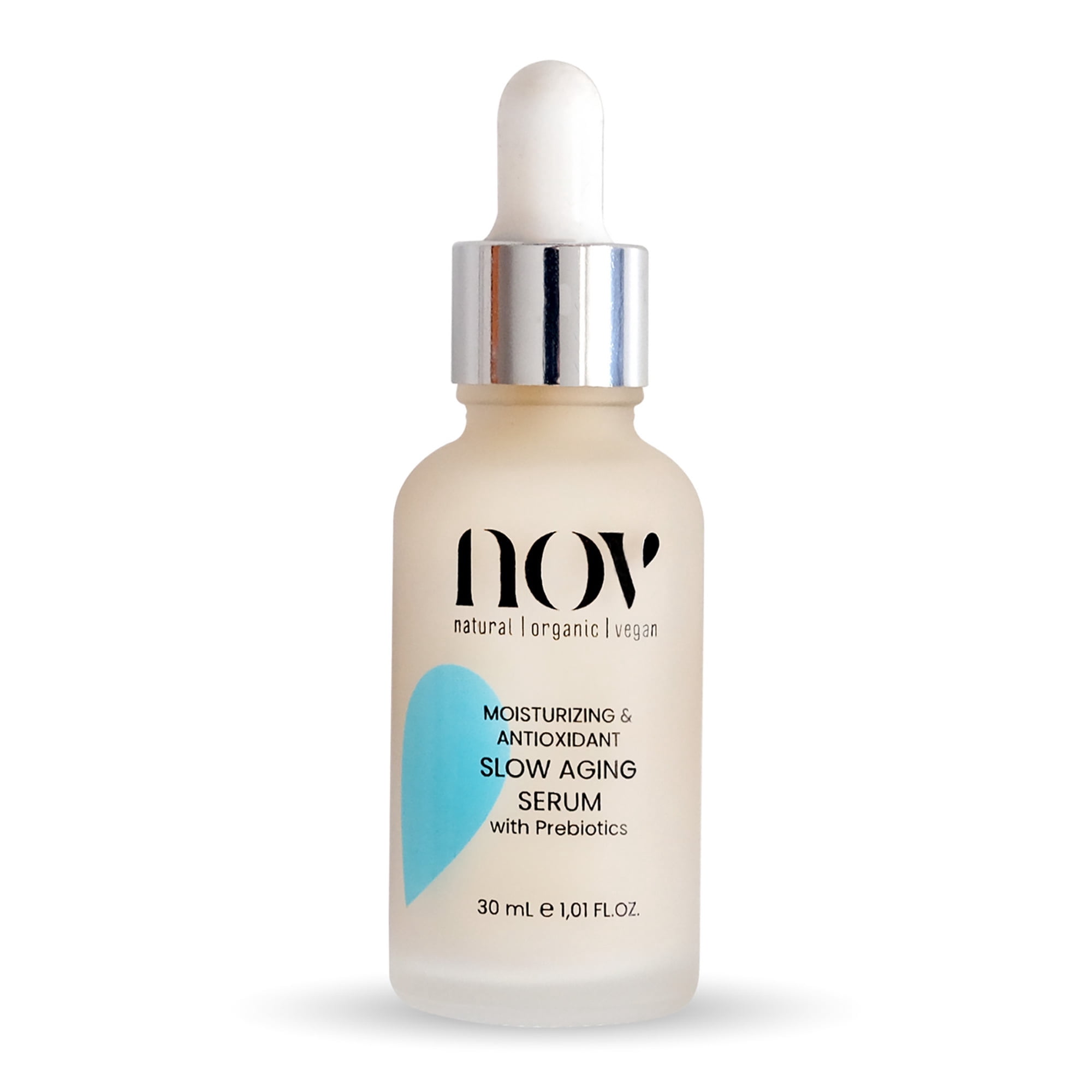 NOV Natural Organic Vegan Slow Aging Serum, Face Serum, 1.01 oz