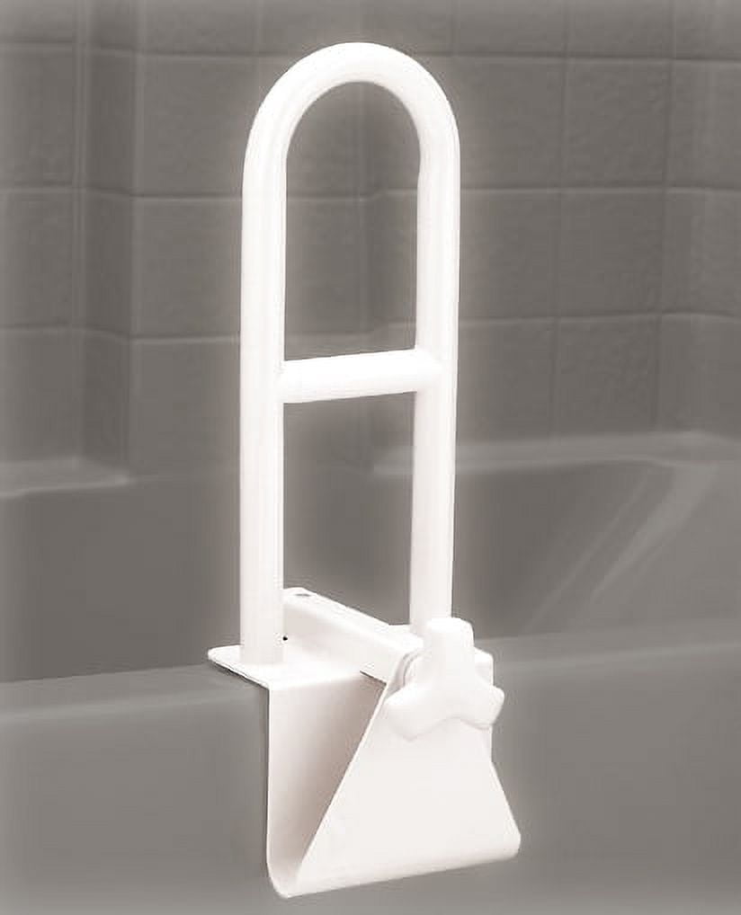 NOVA Bathtub Safety Rail, Tub Grab bar for Bathroom, Clamps to Side of Bathtub Safety Rail