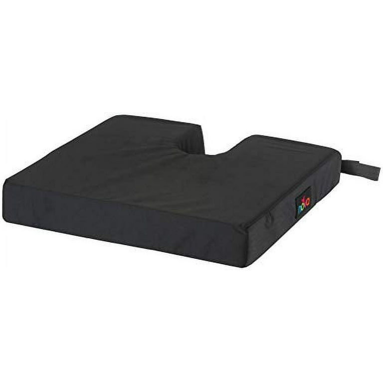 Foam Wheelchair Cushion with Removable Cover (16 x 18 x 2 inches) For Sale