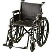 NOVA Medical Products 18" Steel Wheelchair w/Detachable Desk Arms & Swing Away Footrests