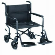NOVA Medical Products 19 Lightweight Transport/Wheelchair, Black