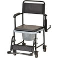 thumbnail image 1 of NOVA Medical Products 8805 Drop Arm Transport Chair Commode, 1 of 10
