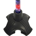 thumbnail image 1 of NOVA Medical Products Cane Tip, Stand Alone Quad Tip with Rubber Grip Traction for Walking Cane, Extra-Wide Cane Tip, Fits all 3/4” Diameter Canes, Black (10040BK), 1 of 4