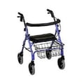 thumbnail image 1 of 4 Wheel Rollator Cruiser Deluxe Purple Aluminum Frame (Case of 1), 1 of 5