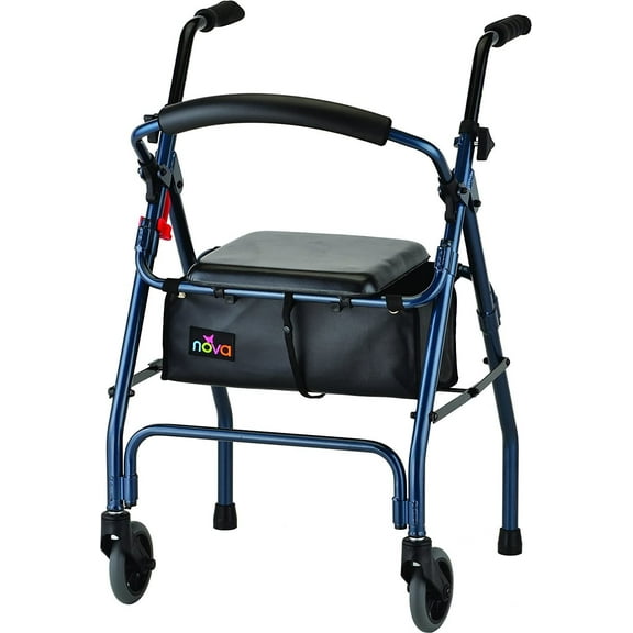 NOVA Medical Products Cruiser II Walker, Blue