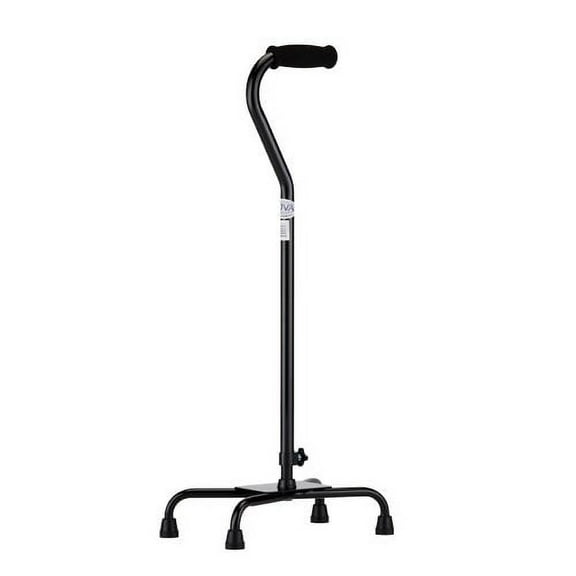 NOVA Medical Products Large Base Quad Walking Cane, Black, 3 Pound