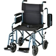 Shower Commode Wheelchair Elderly Medical Transport Chair Padded Bedside  Toilet