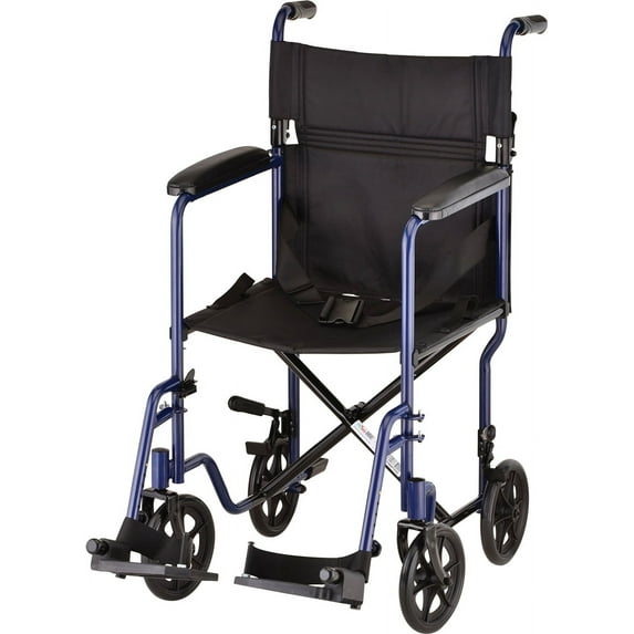 19 Inch Steel Transport Chair
