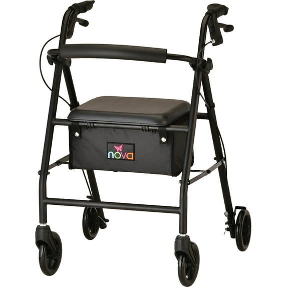 Vibe 6S Steel Rolling Walker - Blue - 1 Each / Each - 4235BL
