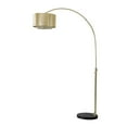 thumbnail image 1 of NOVA OF CALIFORNIA Marilyn 1 Light Arc Floor Lamp - Weathered Brass, 1 of 9