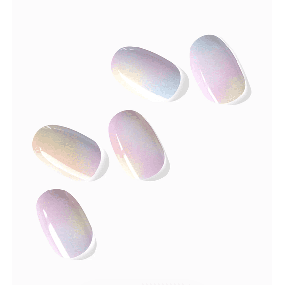 NOVA Semi Cured Gel Nail Strips (Muse)- The 10 Minute Manicure. Salon-Quality, Works with Any Nail Lamp, Easy to Apply & Remove - Incl. Nail File & Stick