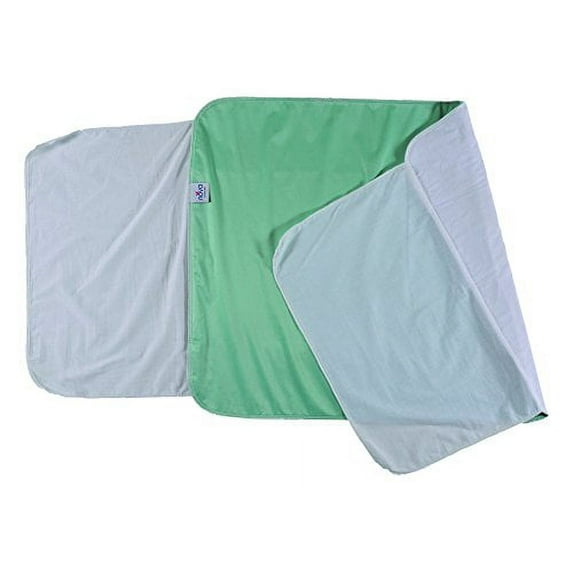 NOVA Waterproof Reusable Mattress Overlay with 100% Cotton Skin Soft Top Layer, Washable Incontinence Bed & Sheet Underpad Protector with Tuck-in Mattress Flaps, Super Absorbent, 36? x 54?