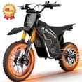 thumbnail image 1 of ESKUTE NOVAX Electric Dirt Bike for Adults/Teens, 4000W 46MPH Fast Electric Motorcycle, 48V 22.8Ah Long Range Battery, Full Suspension, Hydraulic Brakes,Black, UL2849, 1 of 7