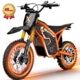 thumbnail image 1 of ESKUTE NOVAX Electric Dirt Bike for Adults/Teens, 4000W 46MPH Fast Electric Motorcycle, 48V 22.8Ah Long Range Battery, Full Suspension, Hydraulic Brakes, Orange, UL2849, 1 of 7