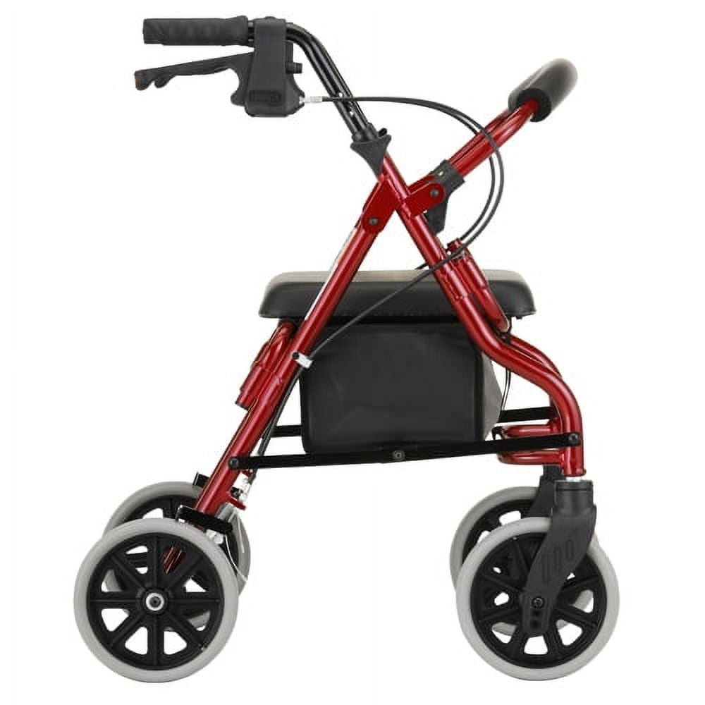 NOVA Zoom Rollator Walker with 20 Seat Height, Rolling Walker with