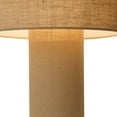 thumbnail image 1 of Moonlight Table Lamp - Woven Burlap Shade Dimmer Switch, 1 of 12
