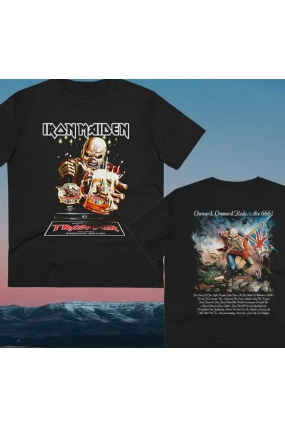 Iron Maiden Fan Shirt Trooper Beer Concert Merch
