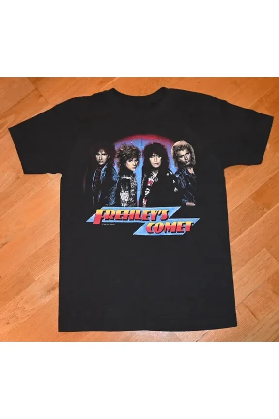 Vintage 1988 Ace Frehleyâ€™s Comet x KISS Tour Concert Tee