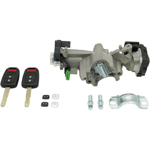 NOVAPARTS-39730-T2A-A0 Ignition Lock Cylinder Switch with 2 Remote Key Compatible with Honda Accord 2013 2014 2015 2016 2017 2.0L 2.4L 3.5L with chip