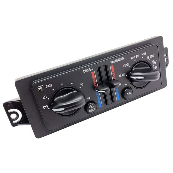 NOVAPARTS 599199 Heater A/C Dual Climate Control Switch for 2000-2005 Buick Century 3.1L 2000-2004 Buick Regal 3.8L 10308120 10447470