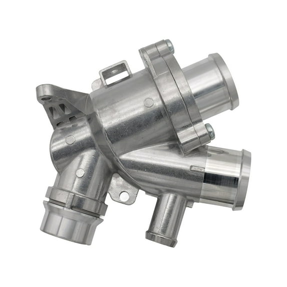 NOVAPARTS-Aluminium Coolant Thermostat Housing Assembly for Land Rover LR4 Range Rover Sport Jaguar F-Type XE XJ XJR XF XFR XFR-S XK XKR XKR-S 2010-2020 5.0L V8 LR032135 LR010799 C2Z19929
