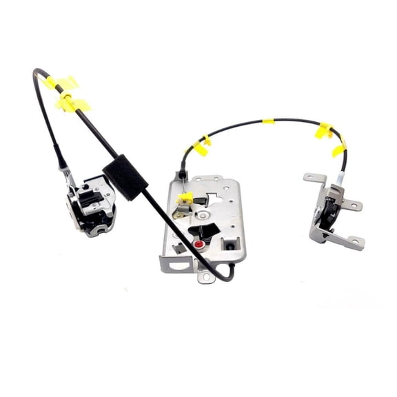 NOVAPARTS Rear Door Lock Latch with Cable Assembly Left Driver Side for 2004-2008 Ford F-150 Extended Cab Pickup Upper and Lower Locking Latches Assembly 6l3Z18264A01B 8L3Z18264A01B