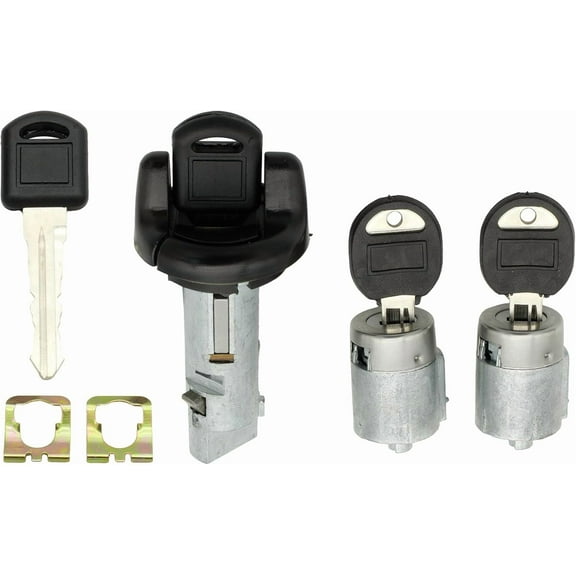 NOVAPATRS 702671 702674 Ignition Switch Lock Cylinder & Door Lock Cylinders & Keys for 1995 1996 1997 Chevy GMC C/K Pickup Suburban Tahoe Yukon