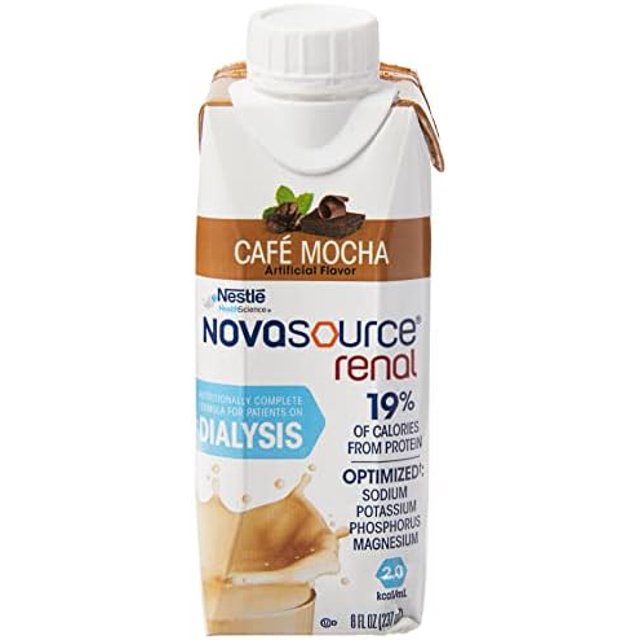 NOVASOURCE (2.0 kcal/mL) RENAL Mocha Formula for Patients on DIALYSIS