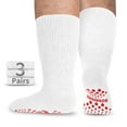thumbnail image 1 of NOVAYARD 3 Pairs Non Slip Hospital Socks Wide Crew Edema Bariatric Socks, 1 of 7