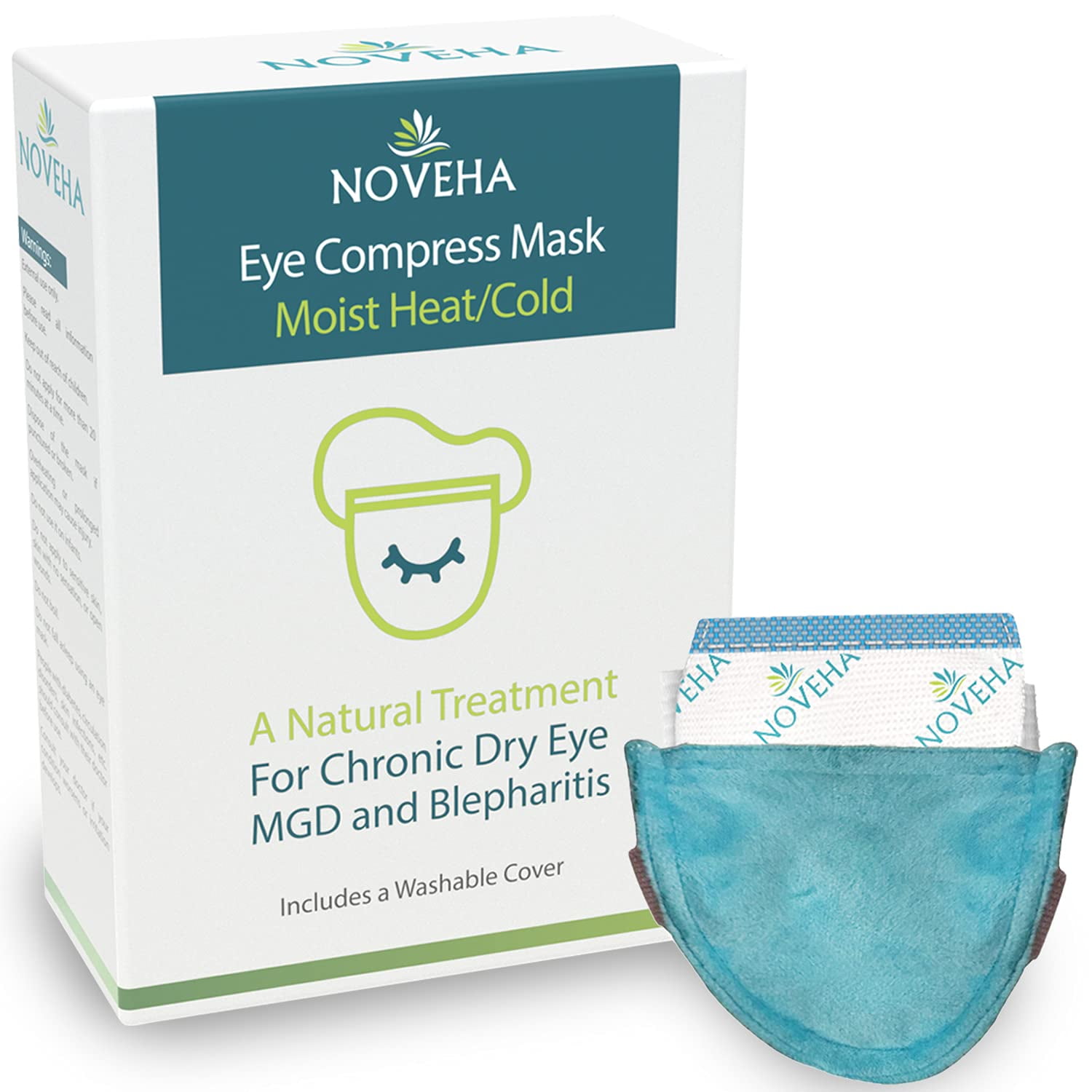 NOVEHA EXPRESS Warm Compress Individual Eye Mask Moist Hot Technology