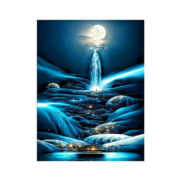 NOVELAR 11.7x15.6 Inch Canvas Landscape Painting, Creates a Relaxing Visual Experience and Artistic Atmosphere, Perfect for Home Wall Decor