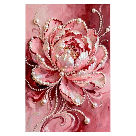 NOVELAR 3D Plastic Art Craft Kit, 8x12 Inch Canvas, Easy Stress-Relief Activity for Making Unique Home Decor Gifts