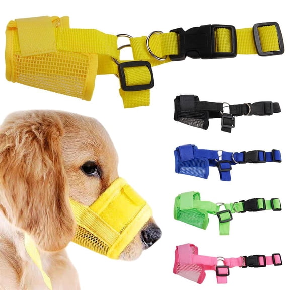 NOVELAR Adjustable Dog Muzzle, Lightweight and Comfortable Fit, Chewing Prevention and Public Outings
