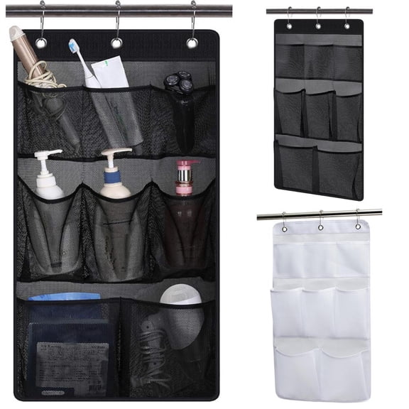 NOVELAR Breathable Mesh Wall Storage, 26 in Wide by 17 in Tall, Prevents Mold for Bathroom Items, Multi-Grid Design for Easy Access and Organization