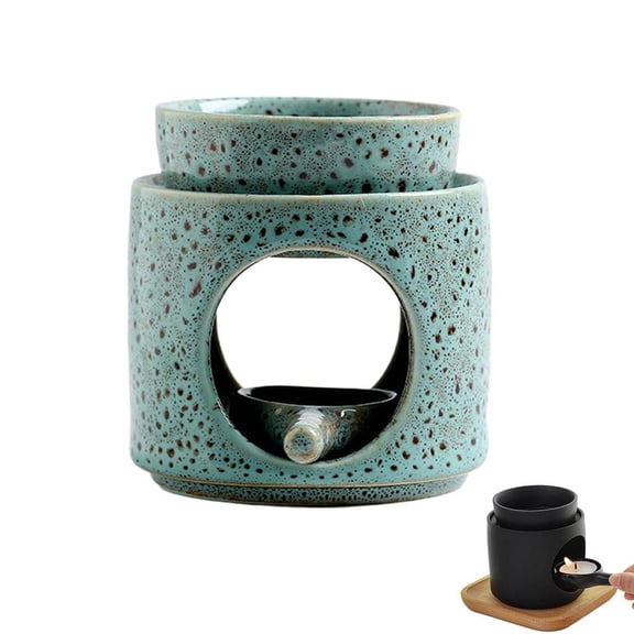 NOVELAR Ceramic Essential Oil Diffuser, 3.74 in Wide, No Flame or Electricity Needed, Creates a Comfortable and Healthy Home Atmosphere
