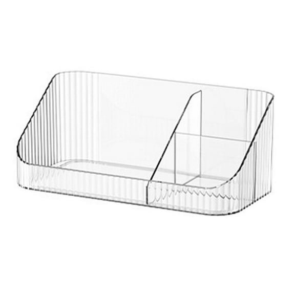 NOVELAR Clear Desk Organizer, 7.44 in Wide, Inclined Design for Comfortable Use, Perfect for Office, Study, or Cabinet Storage